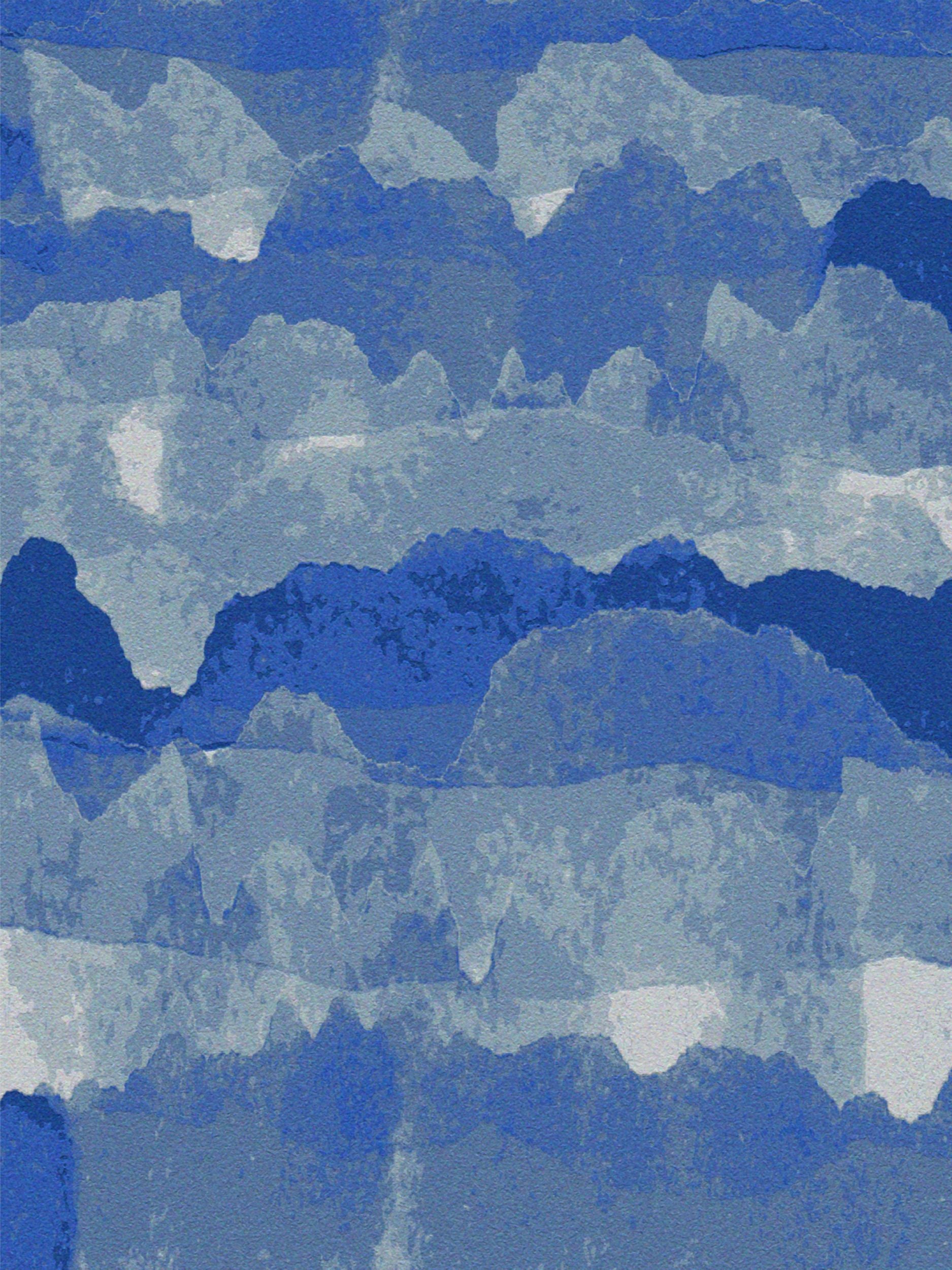 Zareth 100% Silk Rug in Stunning Lapis Blue or Indigo