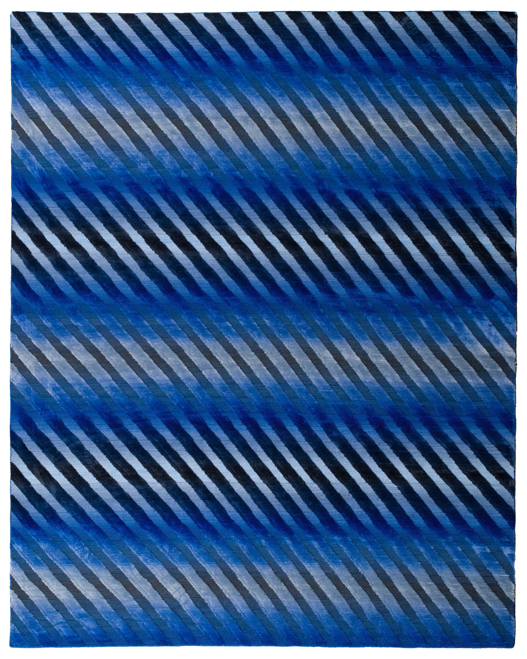 Missoni Scratch 100% Silk Sapphire Blue Carpet
