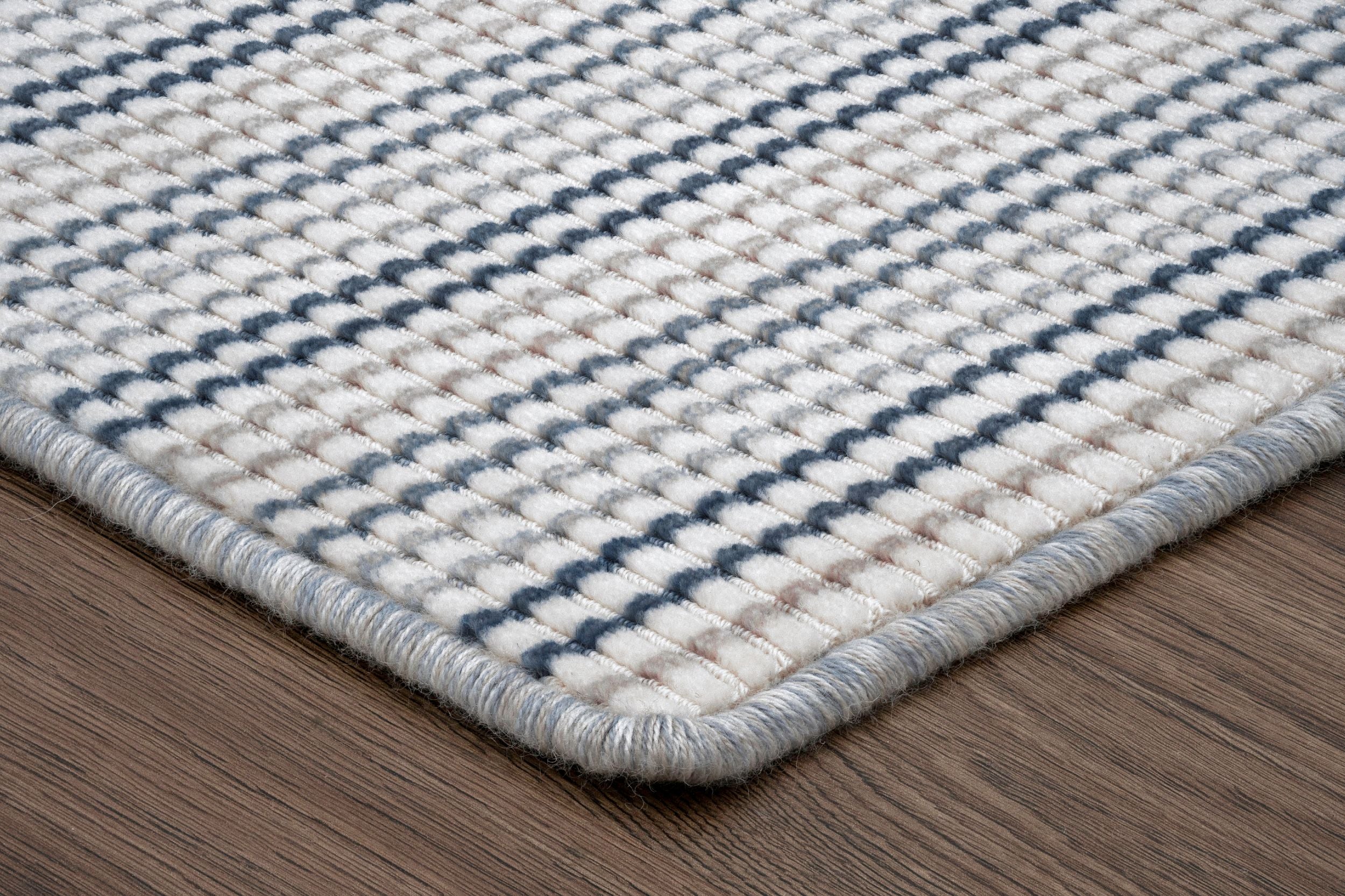 Pintuck Striped Wool Carpet