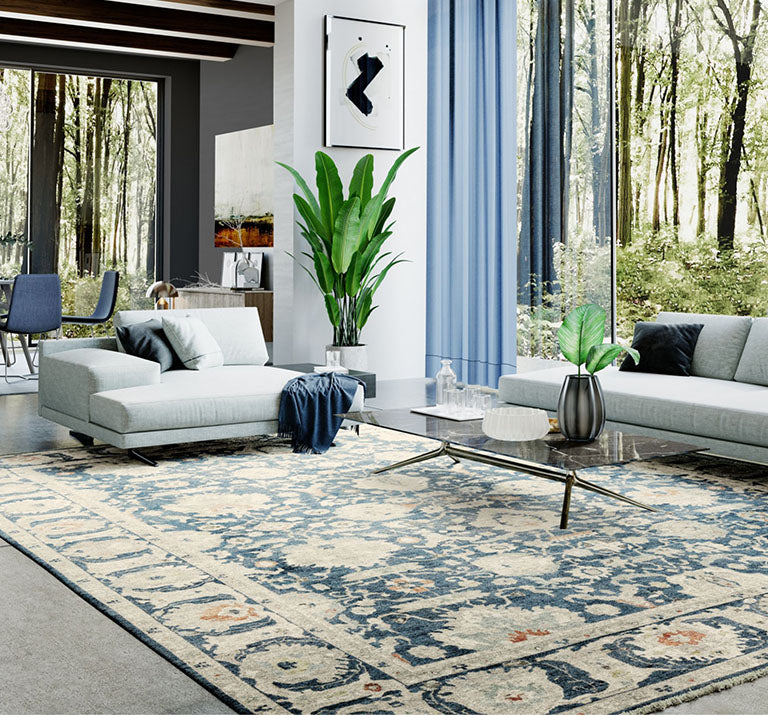 How to Choose the Right Size Rug for your Living Room