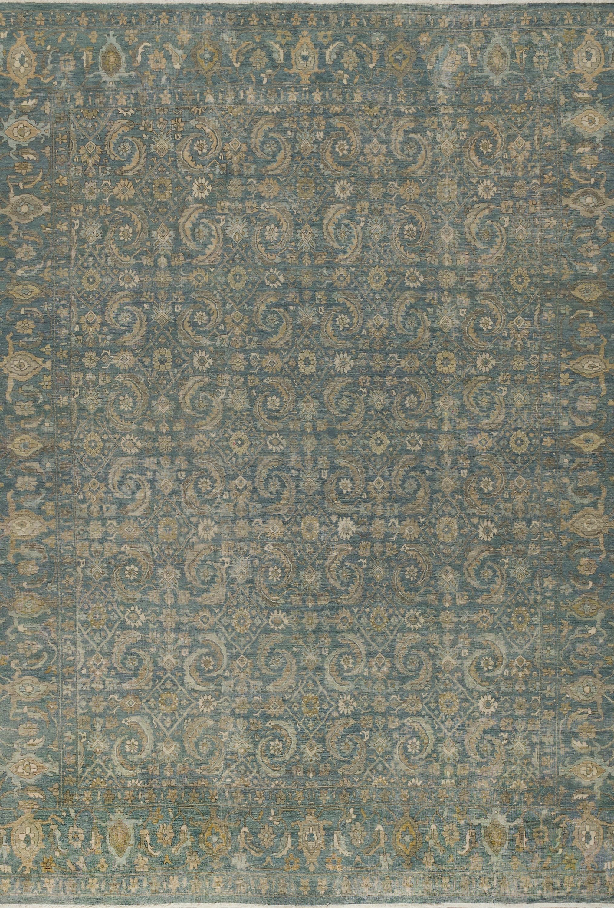 Dark traditional patterned rug