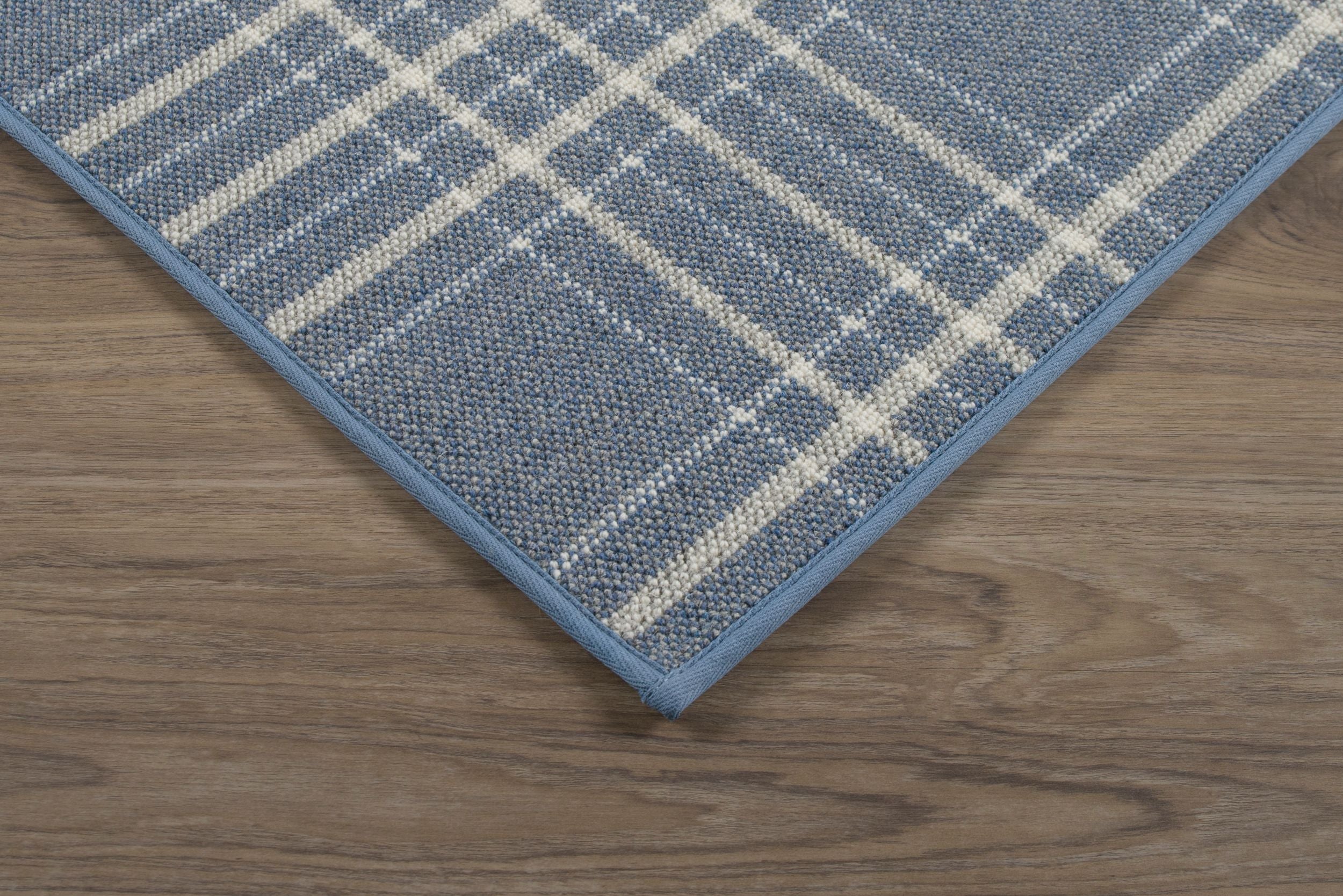 Keswick Tailored Wool Wilton Carpet with Plaid Design
