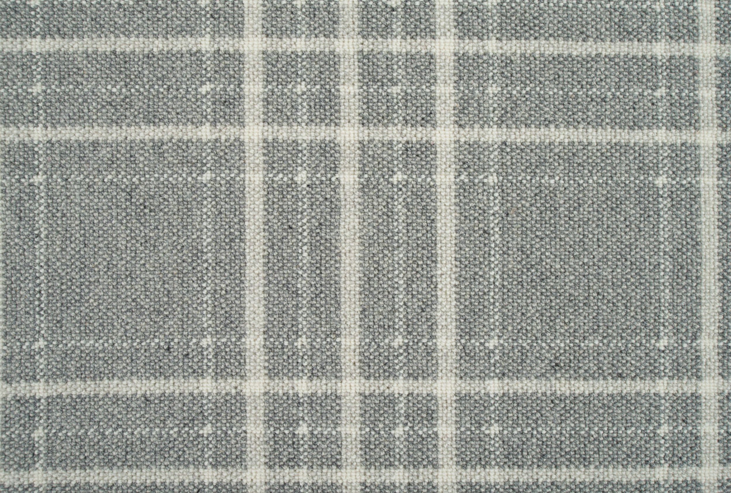Keswick Tailored Wool Wilton Carpet with Plaid Design