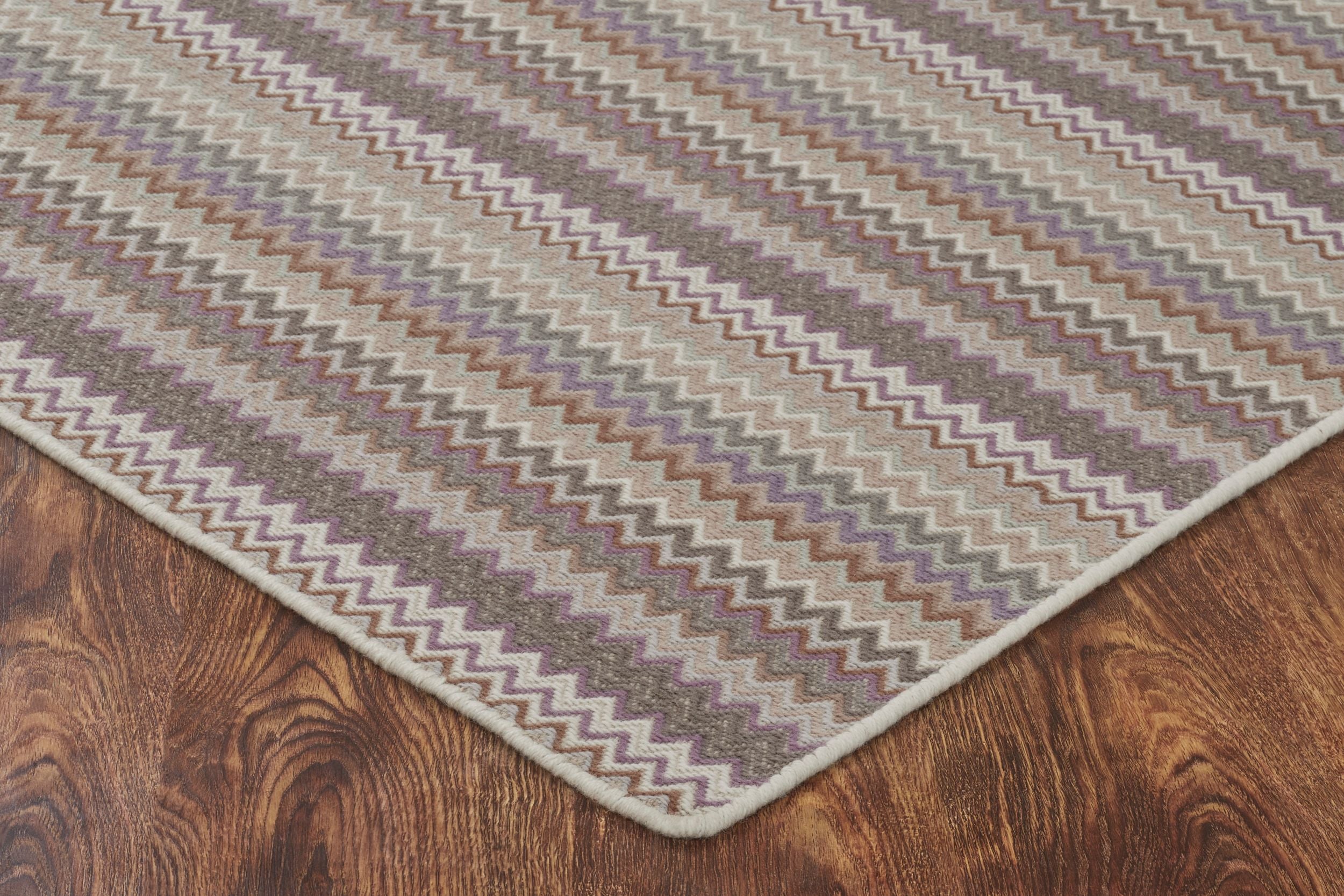 MISSONI Vasto 100% Wool Flatweave Geometric Carpet