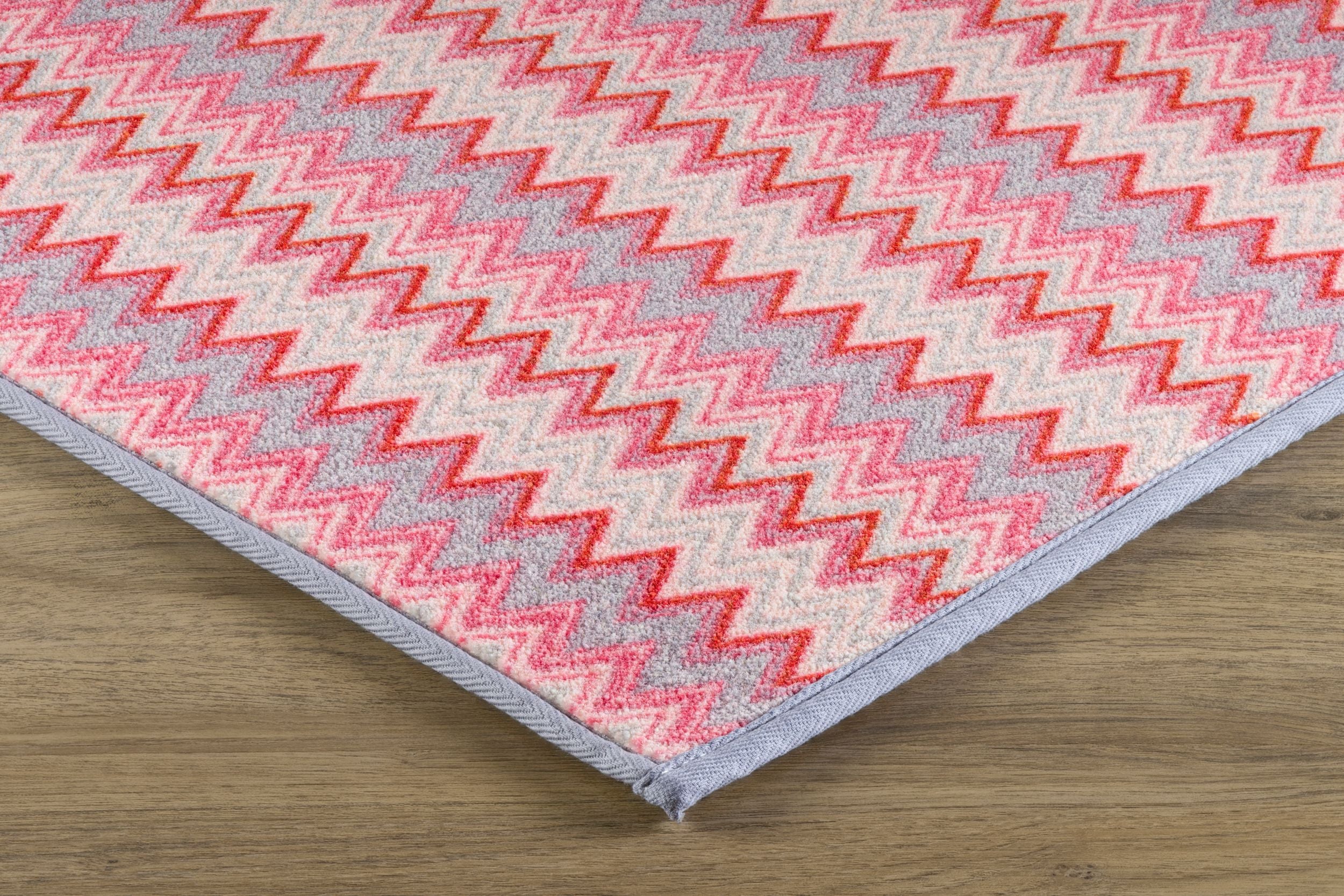 MISSONI Rosa 100% Nylon Colorful Pattern Carpet