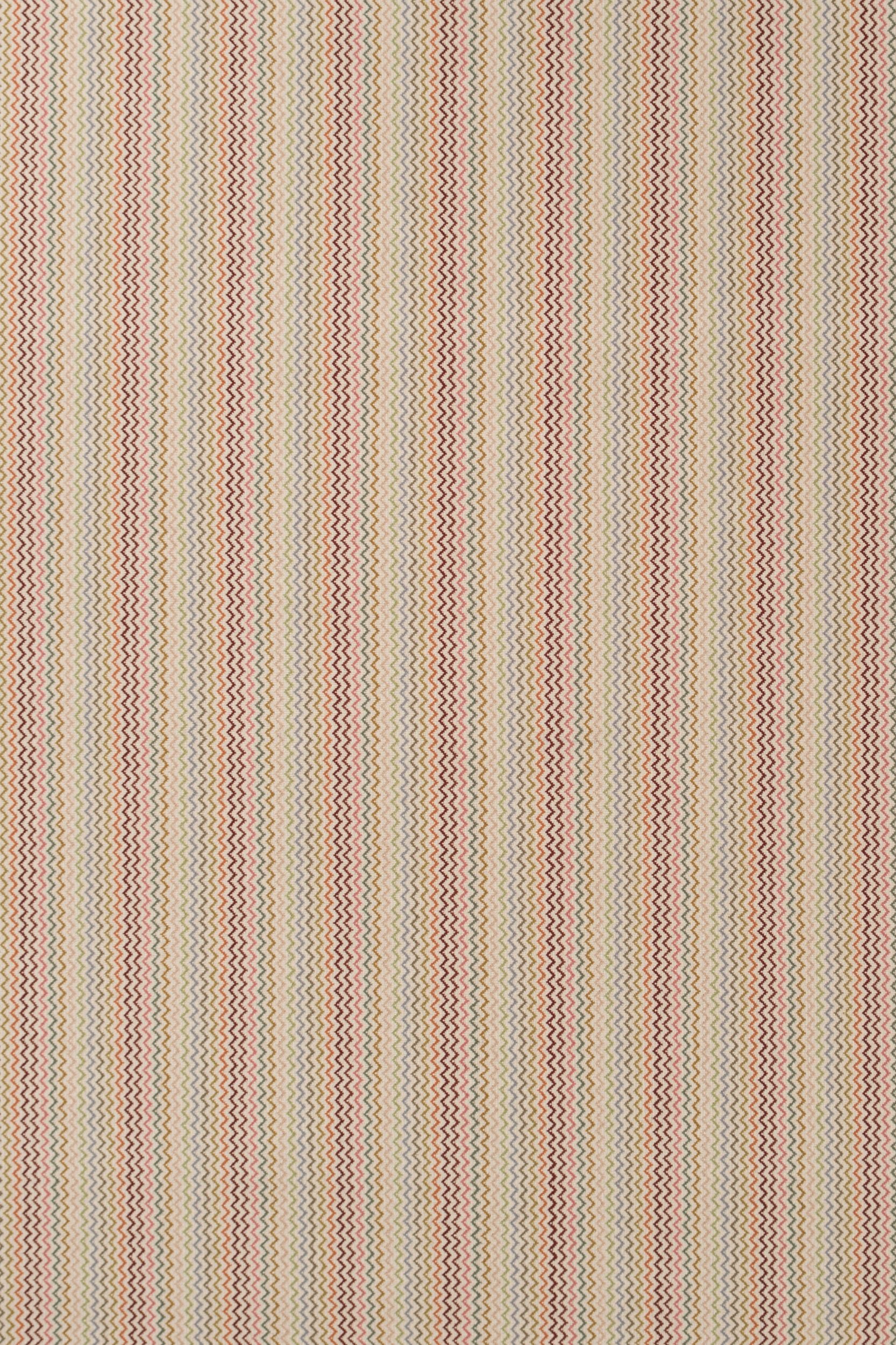 MISSONI Piaggio Tailored 100% Wool Carpet with Colorful Zig-Zag