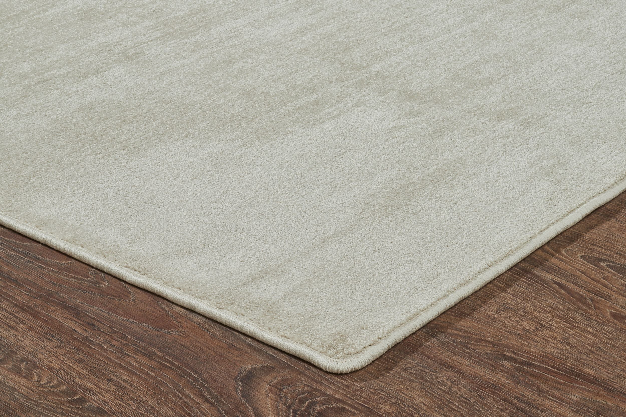 アールイーークリーム Chroma Hand-Loomed Textured Carpet