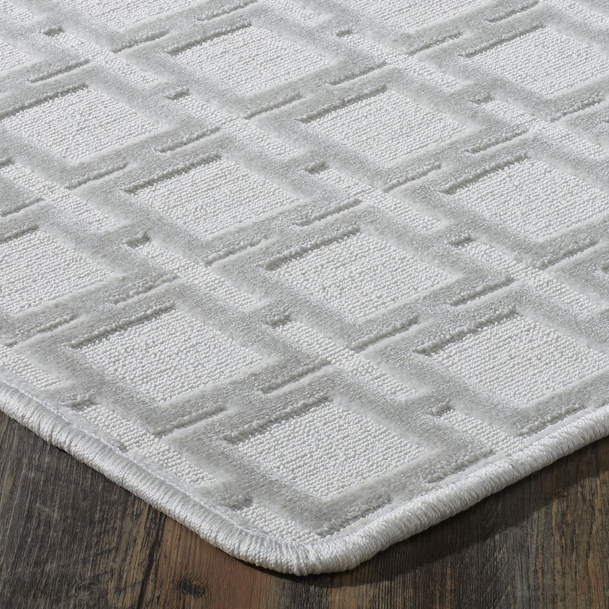 Raivel Hand-Loomed Geometric Carpet