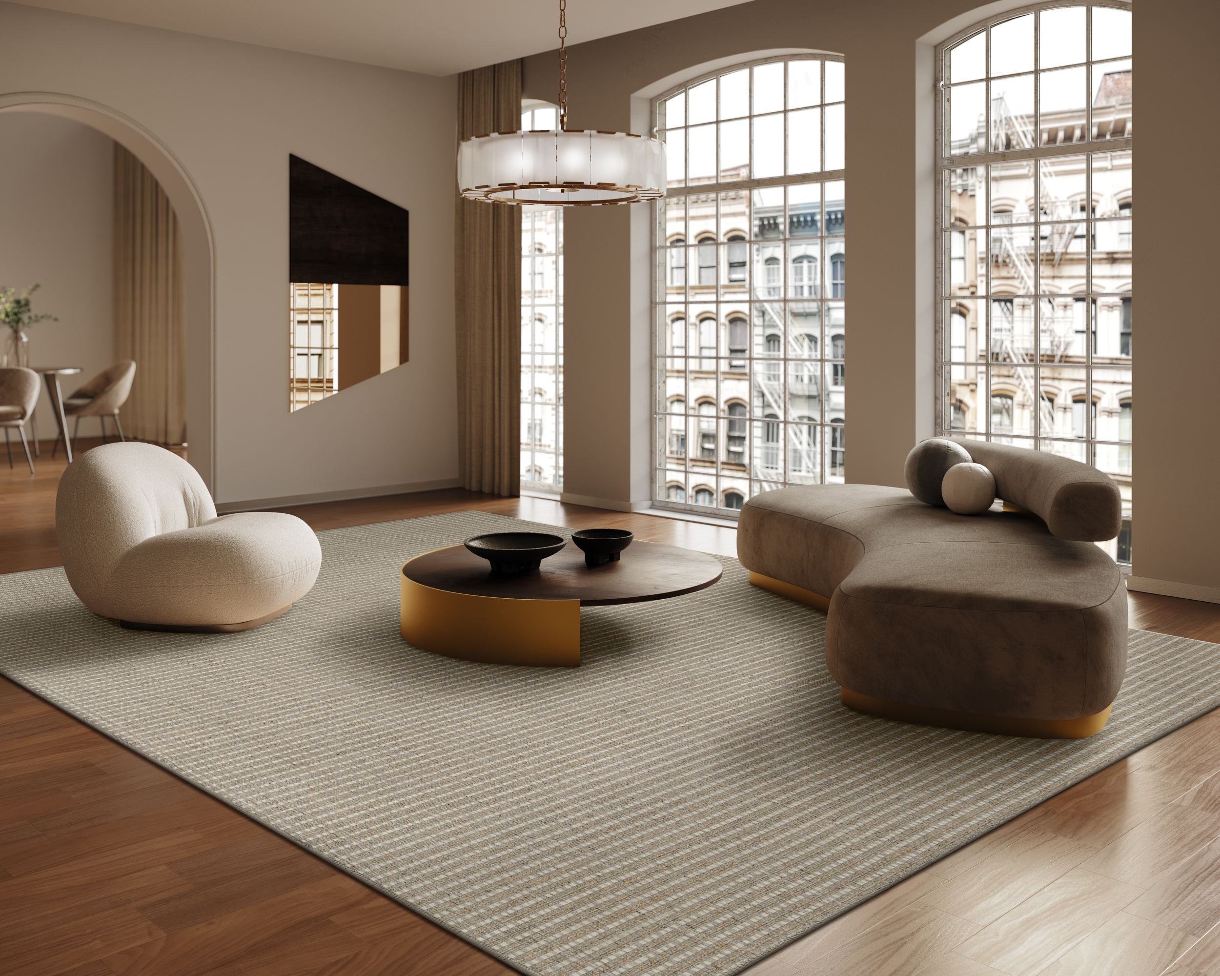 Devin Wool Jute Blend Luxury Carpet