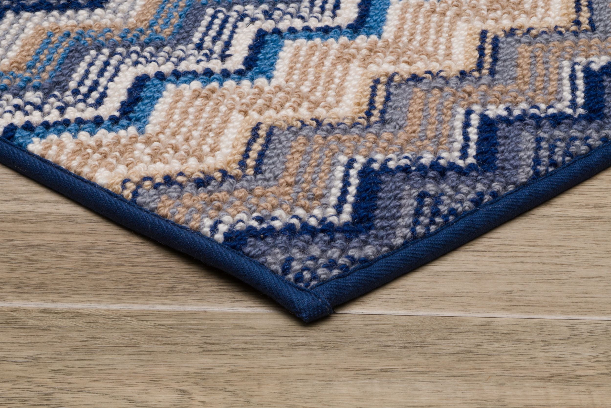 Missoni Forlini 100% Wool Custom Size Carpet with Modern Zig zag