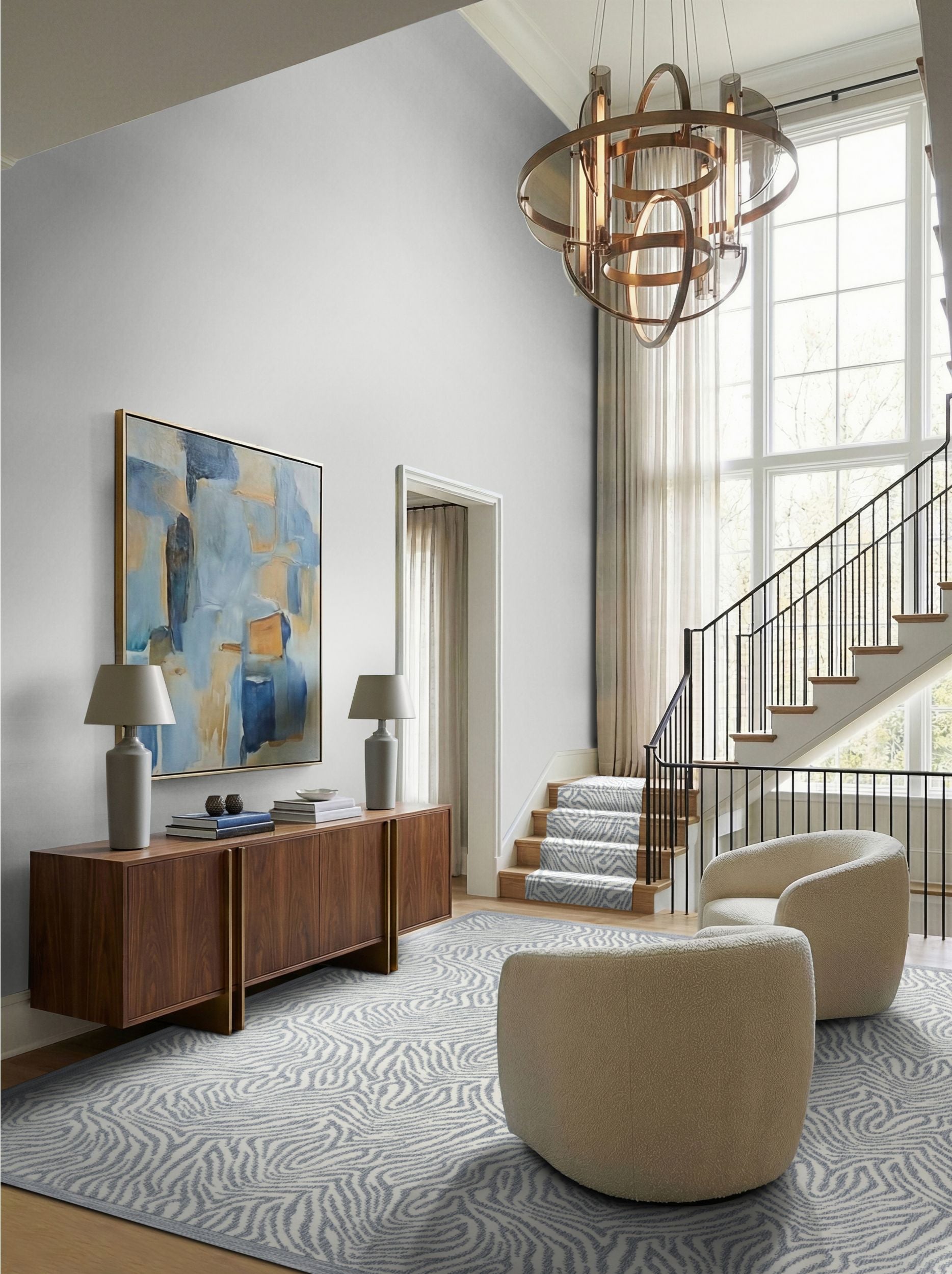 Paz Zebra Print Wilton Carpet