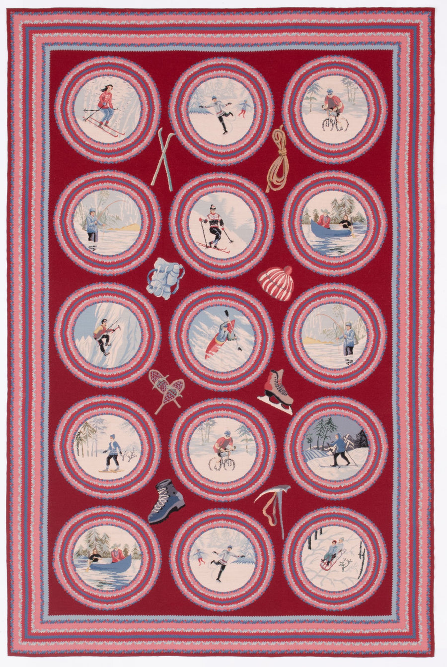 STARK Beachwood Needlepoint Rug