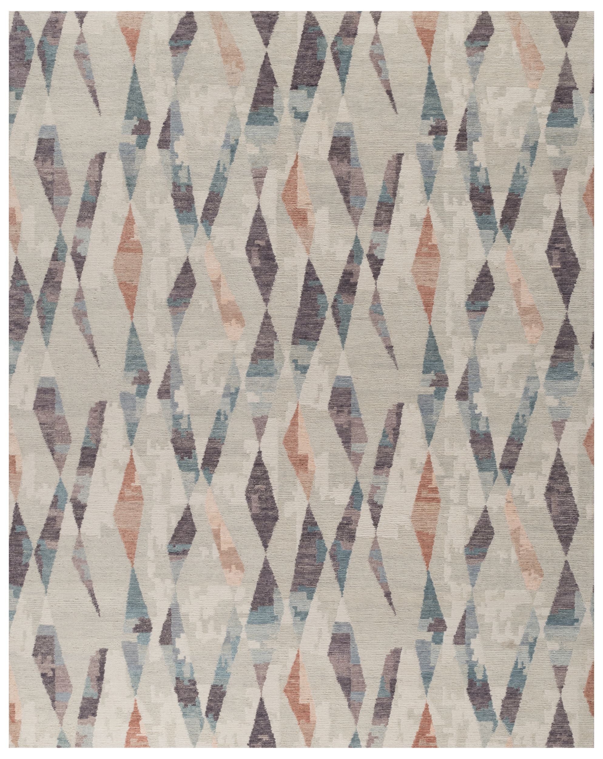 STARK Jax Hand-Knotted Geometric Rug