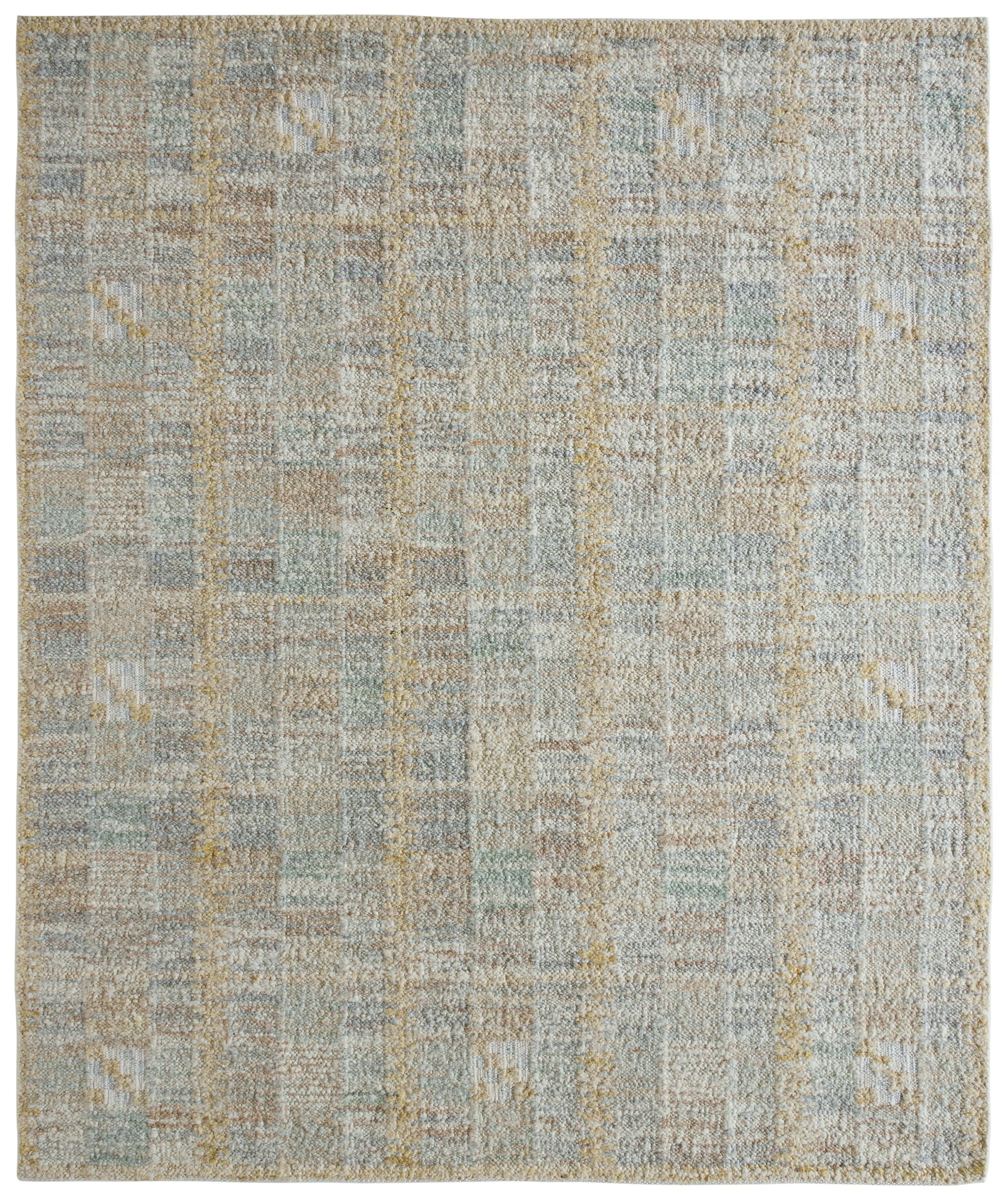 STARK Adriel 100% Wool Flatweave Handmade Geometric Rug