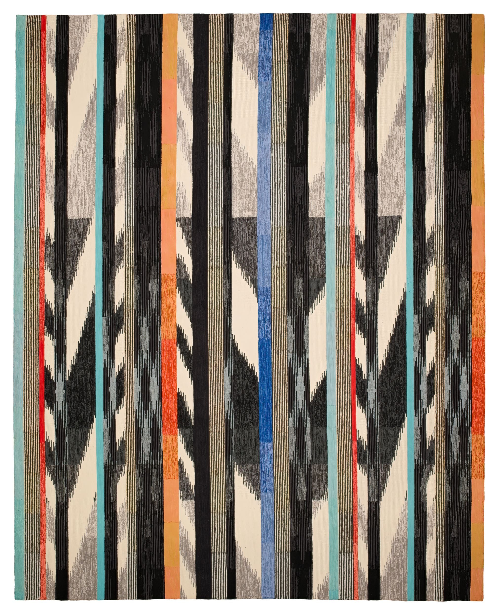 MISSONI Tropical Silk Blend Carpet with Colorful Geometric Design