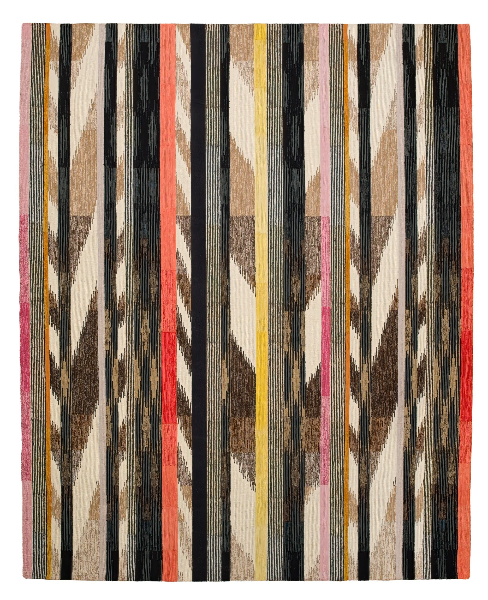 MISSONI Tropical Silk Blend Carpet with Colorful Geometric Design