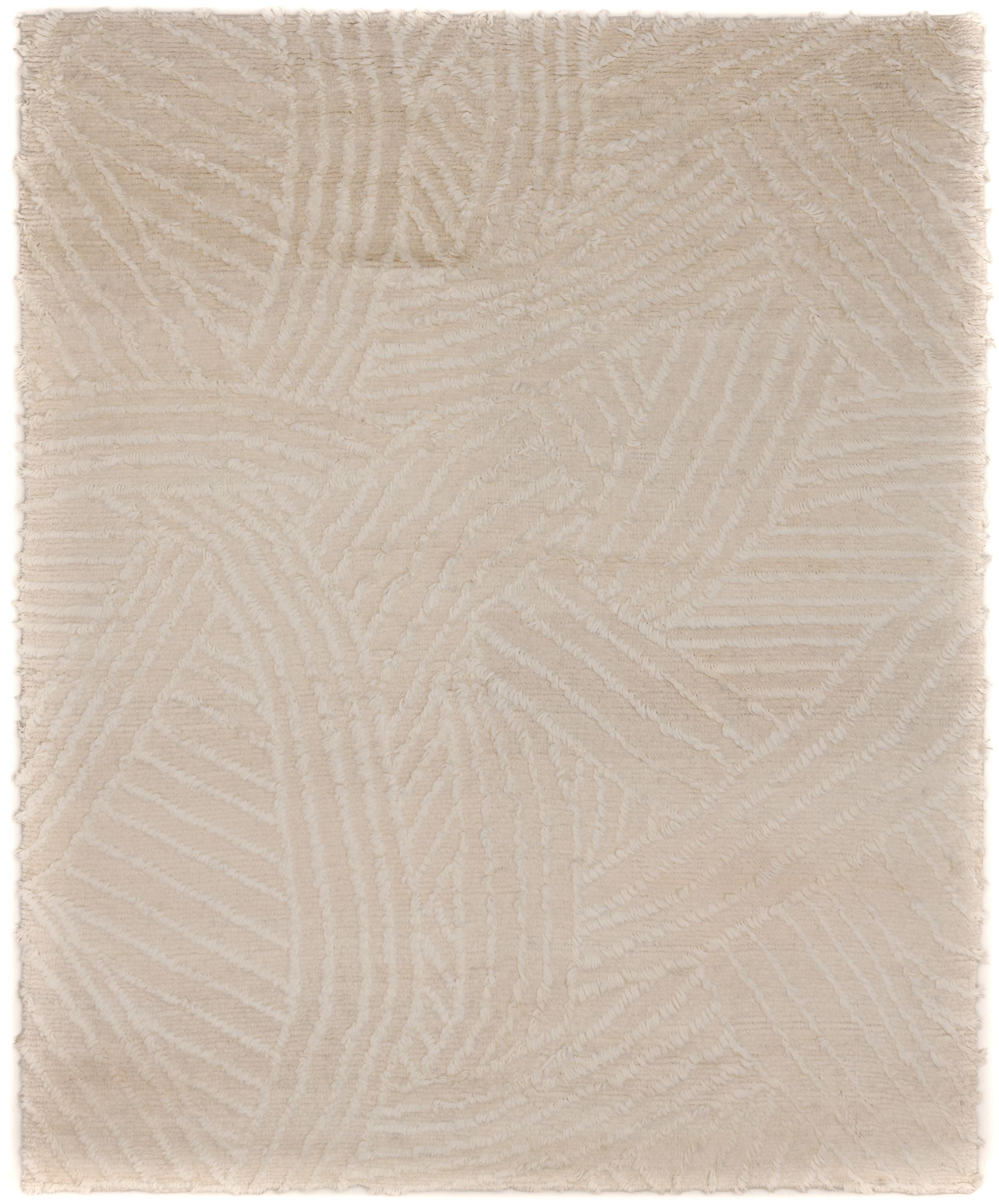 STARK Istas 100% Wool Hand-Knotted Geometric Rug