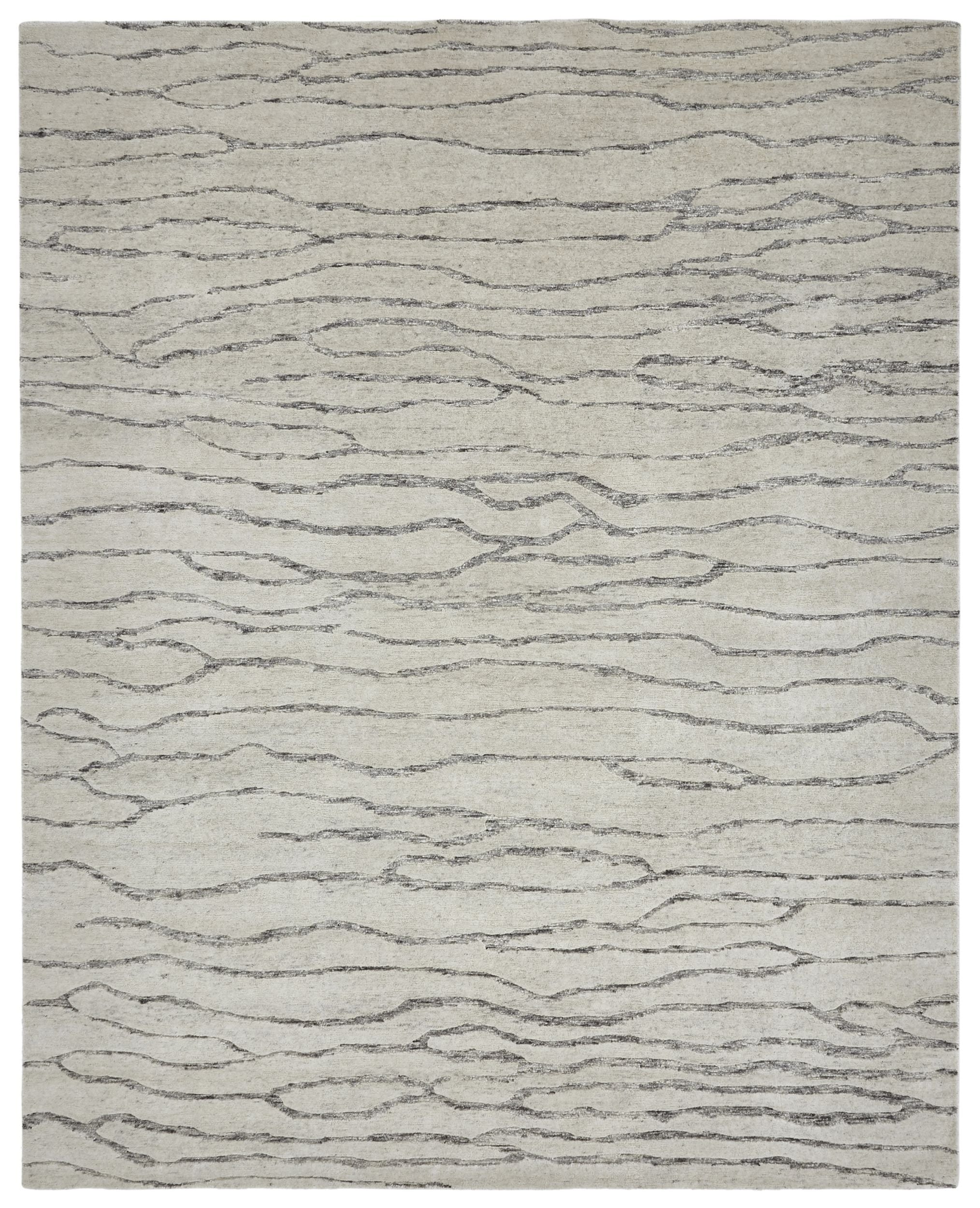 STARK Bisma Wool Blend Hand-Knotted Geometric Rug