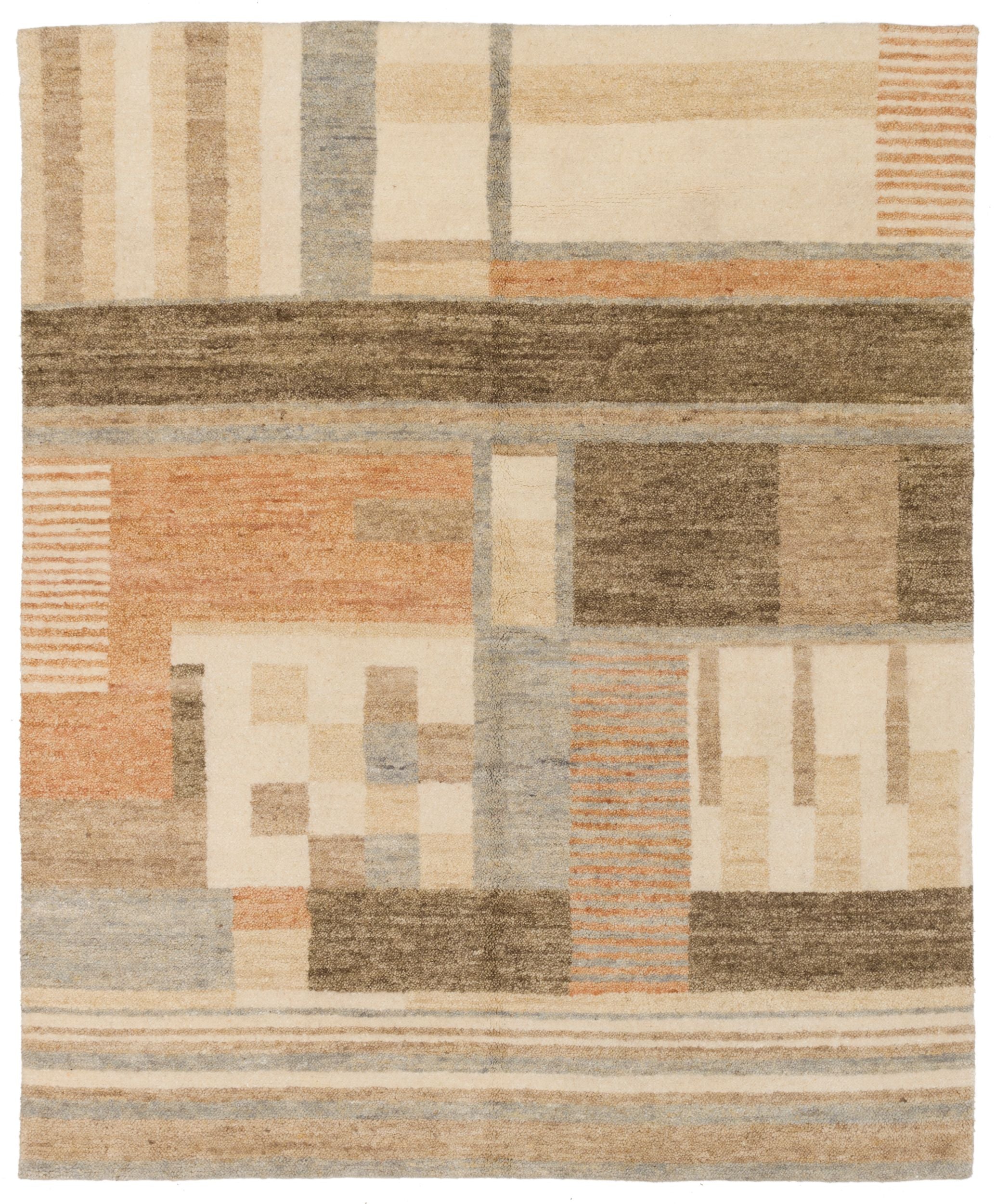 STARK Calum 100% Wool Hand-Knotted Geometric Rug