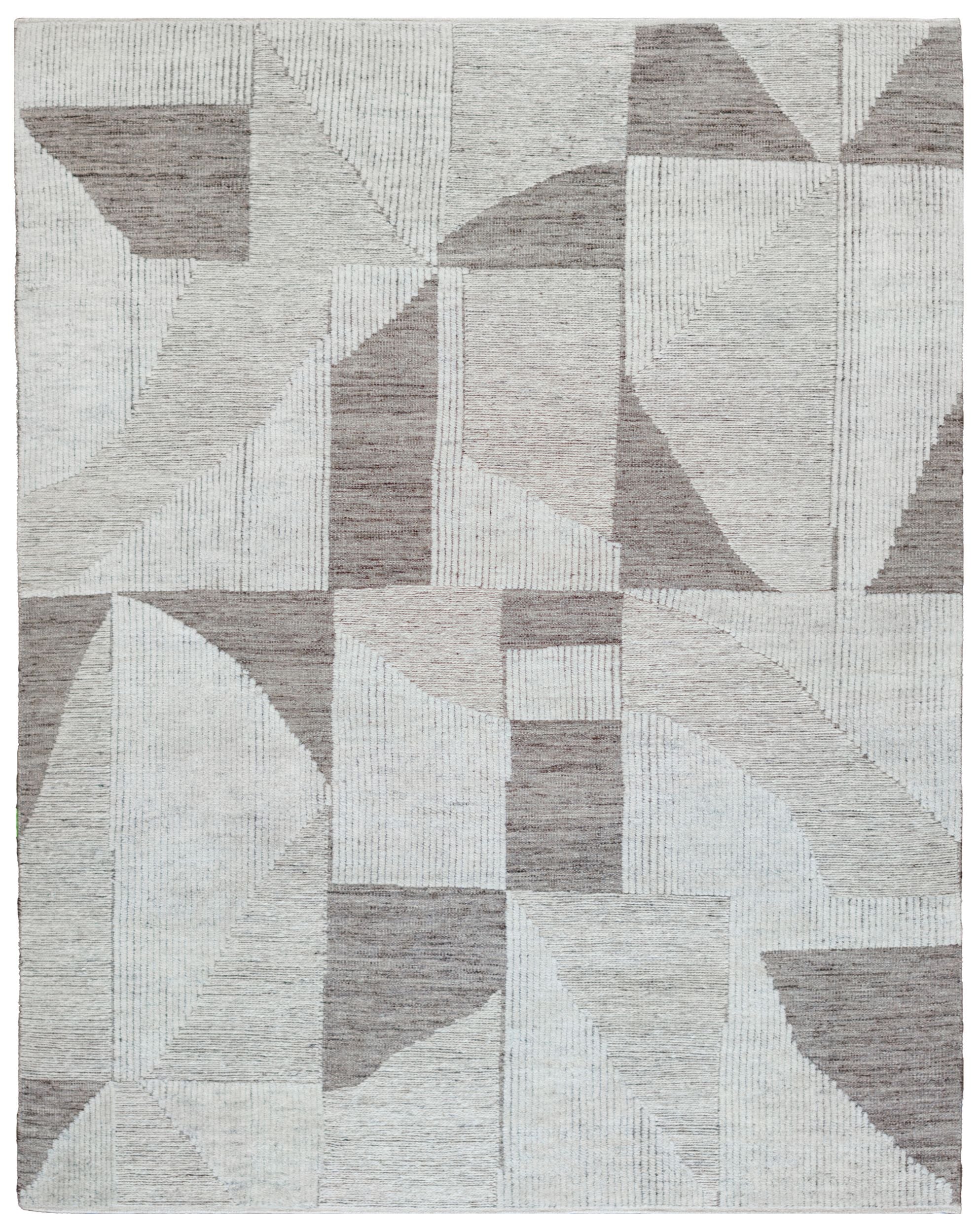 STARK Zia 100% Wool Hand-Knotted Abstract Rug