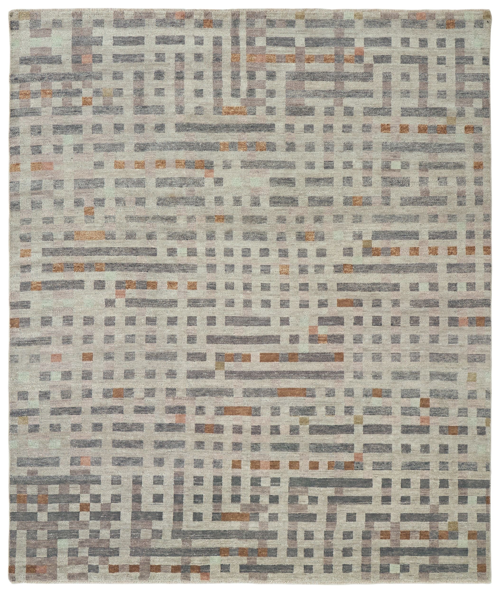 STARK Zarya Tailored Plaid & Stripes Rug