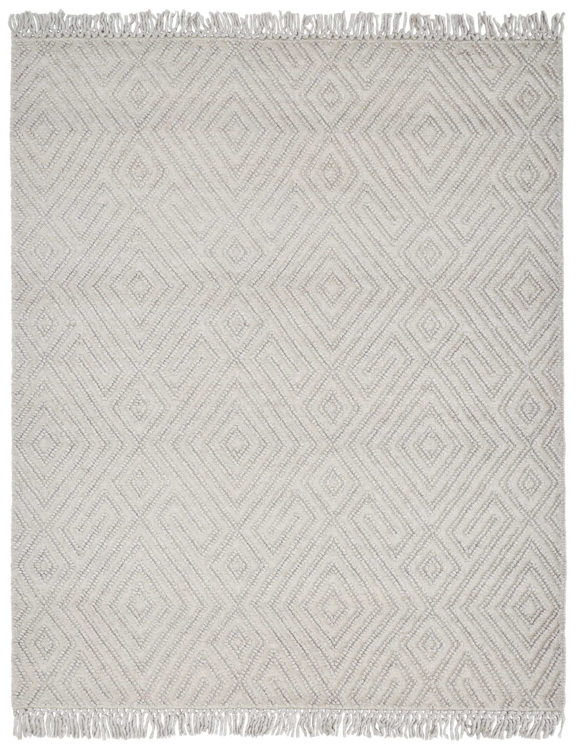 Adia 8x10 Taupe Hand-Knotted Rug