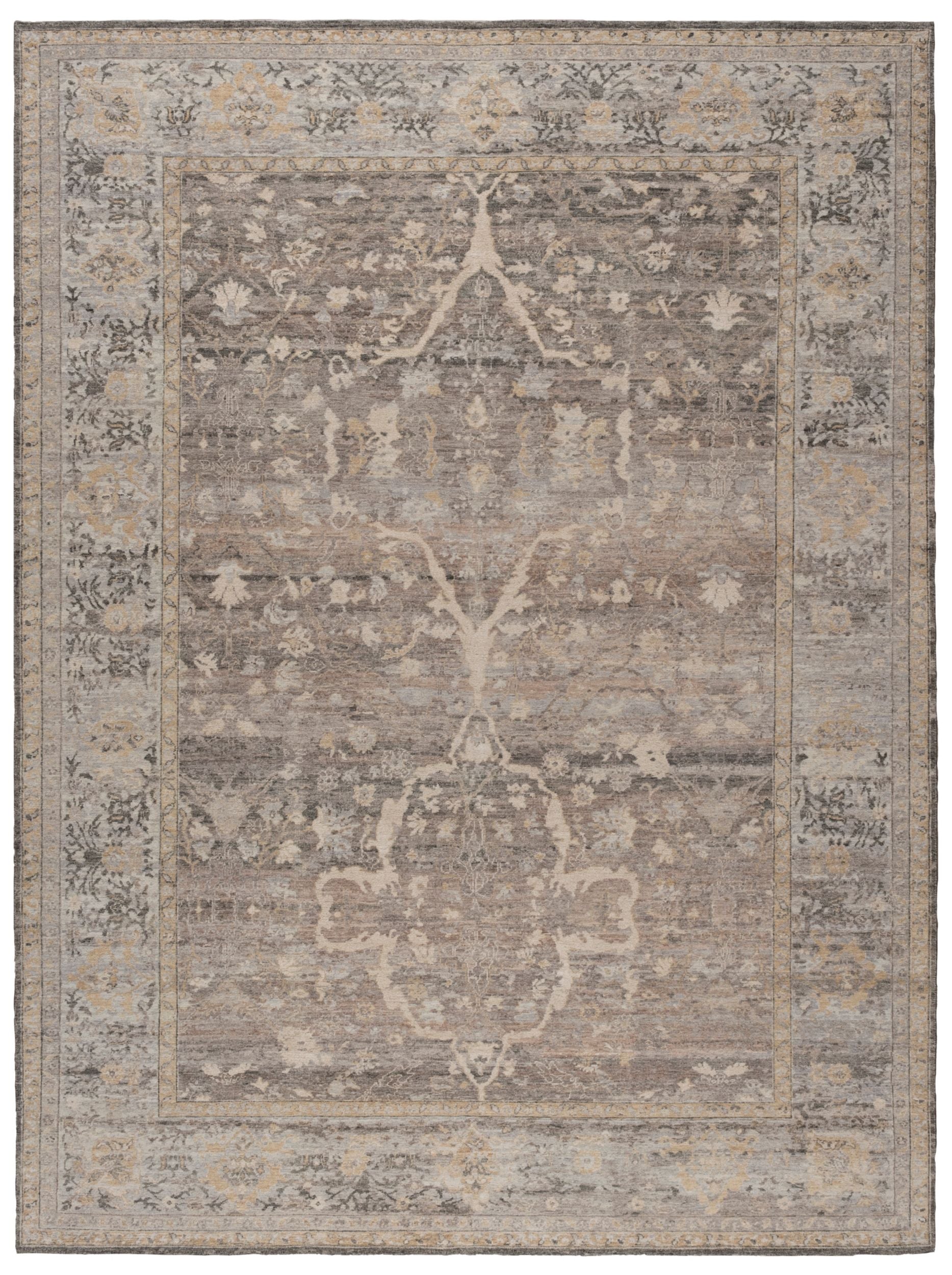 Kamana Wool Hand-Knotted Traditional Rug