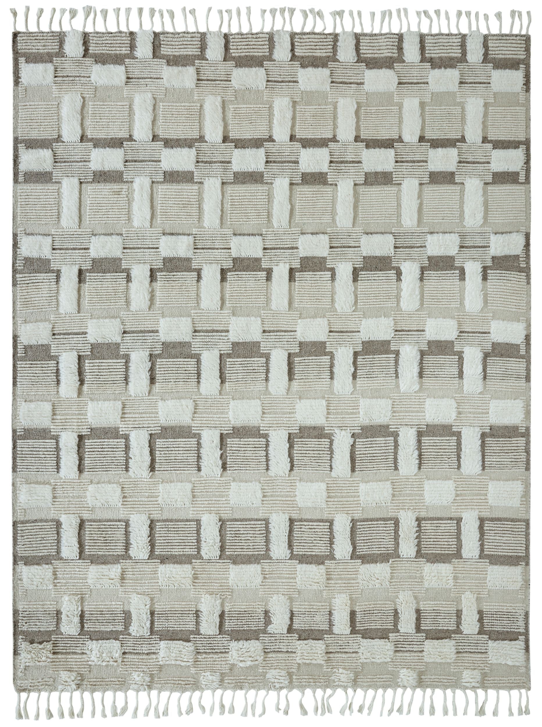 STARK Lorelle 100% Wool Hand-Knotted Geometric Rug