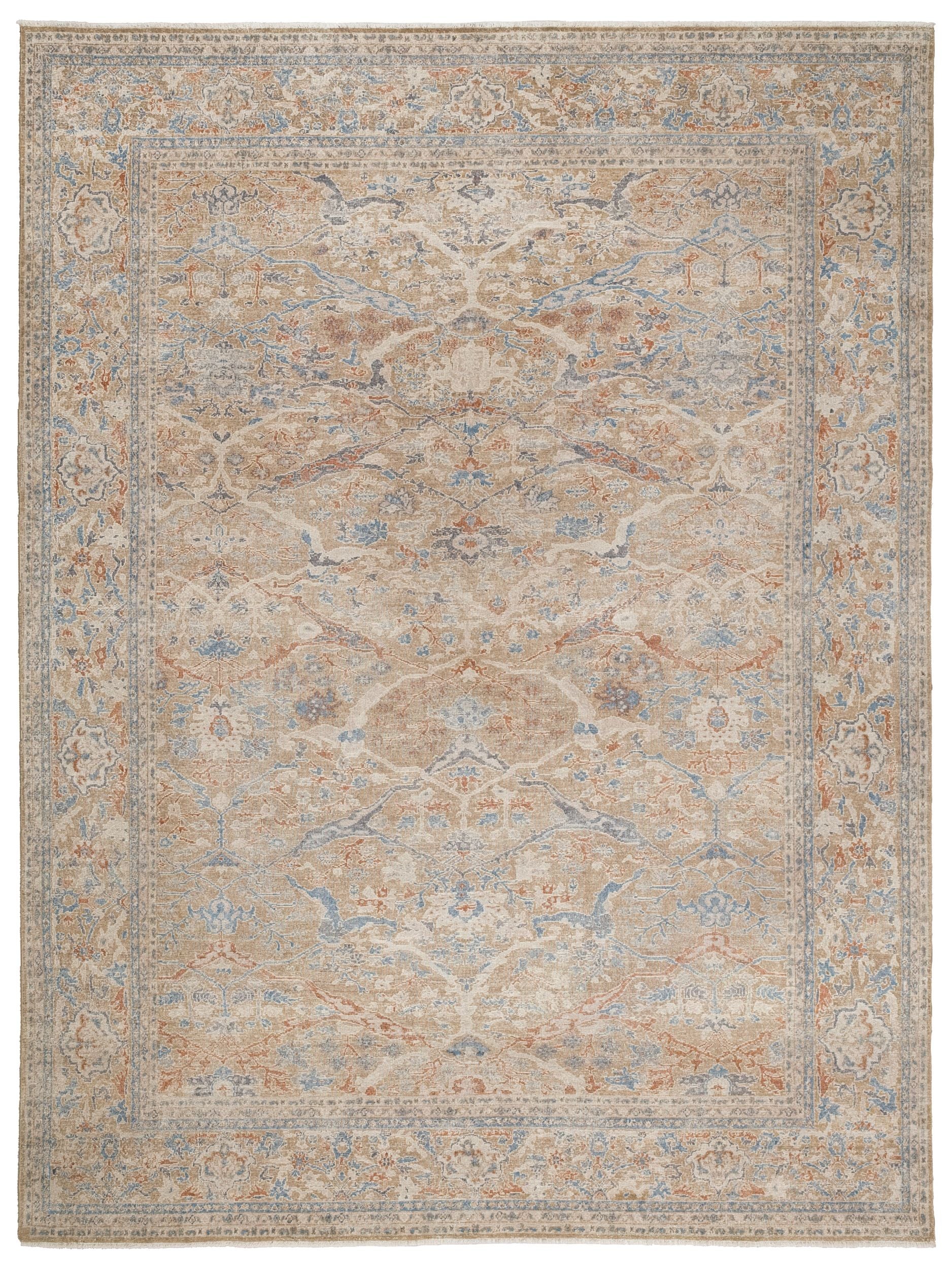 Jeana Hand-Knotted Traditional Wool Rug