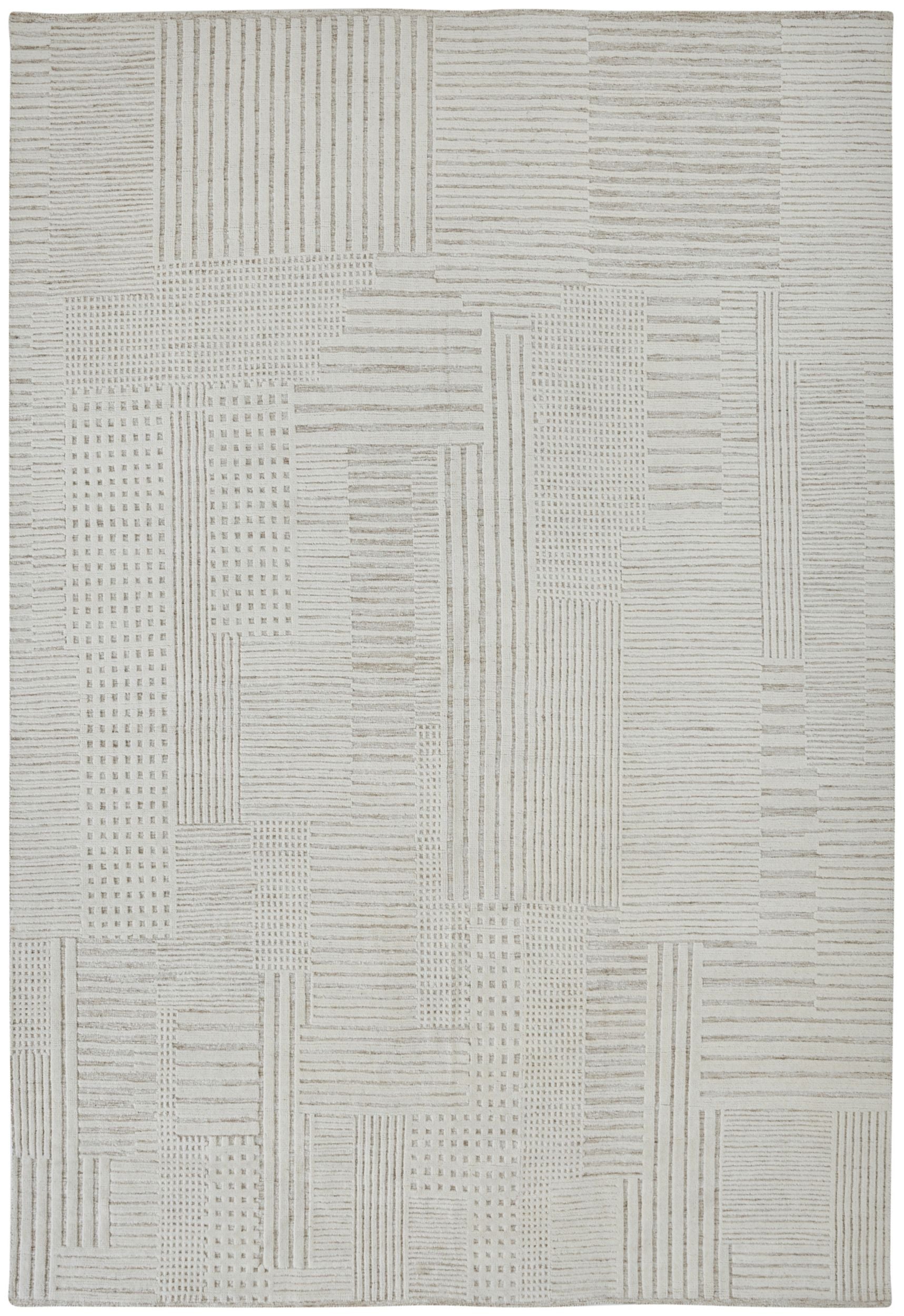 STARK Mallor 100% Wool Hand-Knotted Geometric Rug
