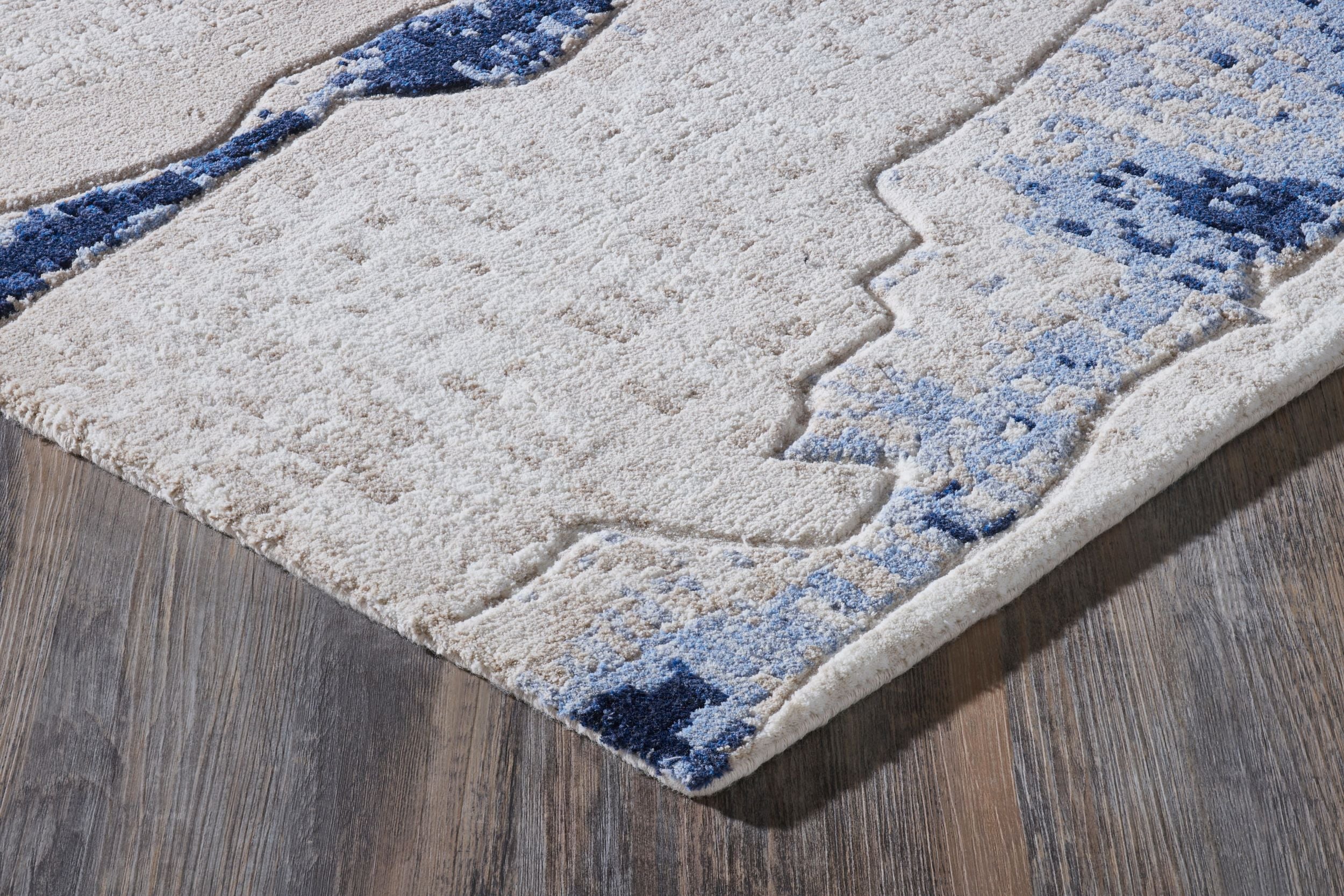 Julian Soft Hand-Knotted Rug with Abstract Design