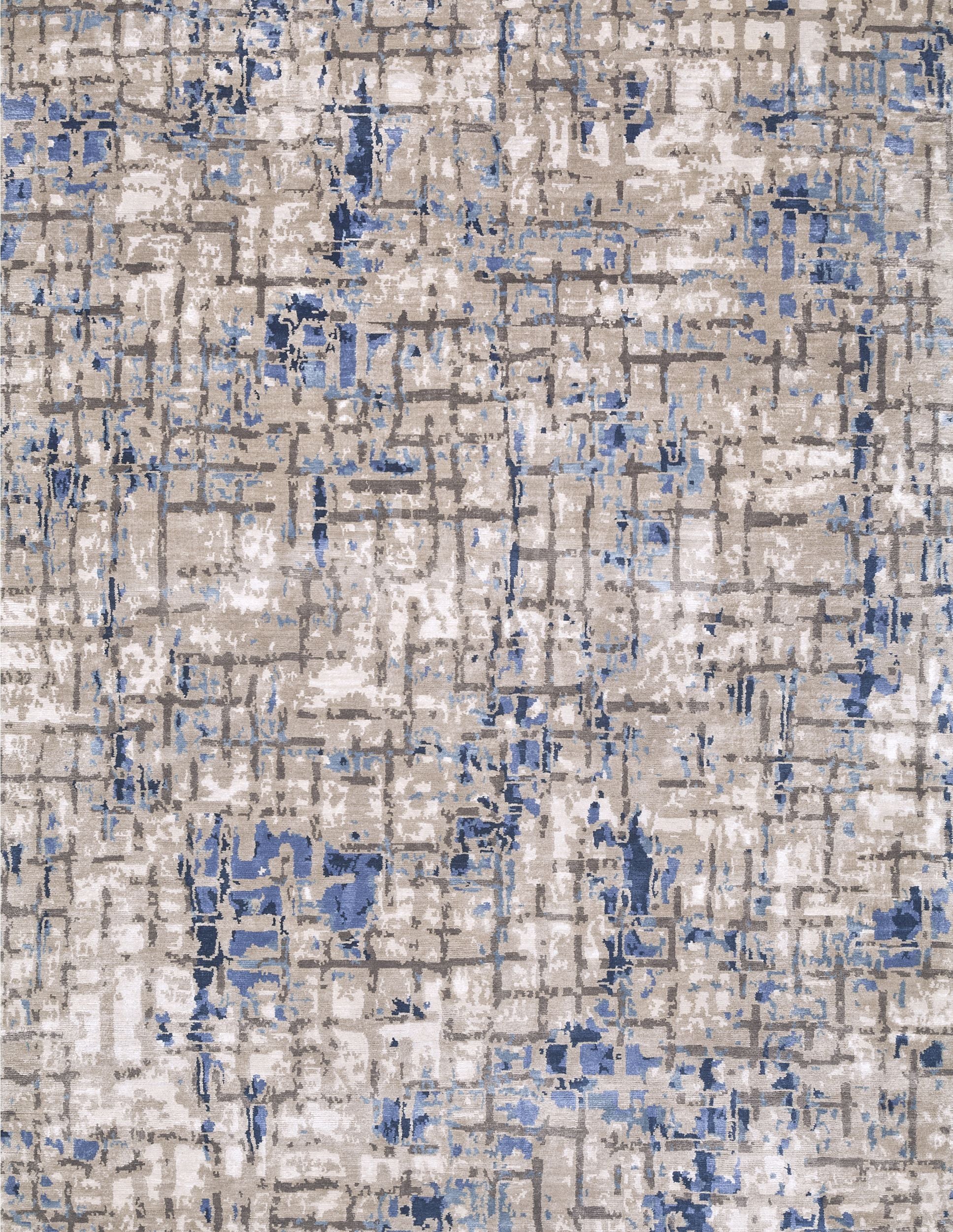 STARK Patelle Hand-Knotted Geometric Rug