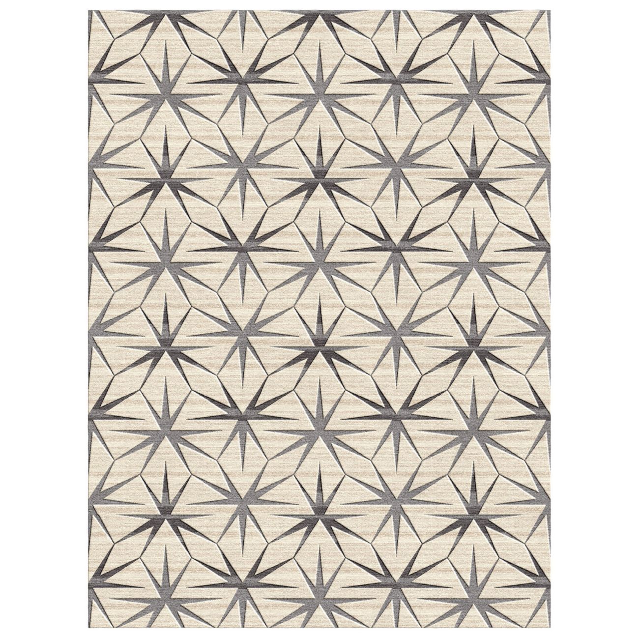 Custom Raul's Raul Custom High End Hand-Knotted Rug with Striking Geometric Motif