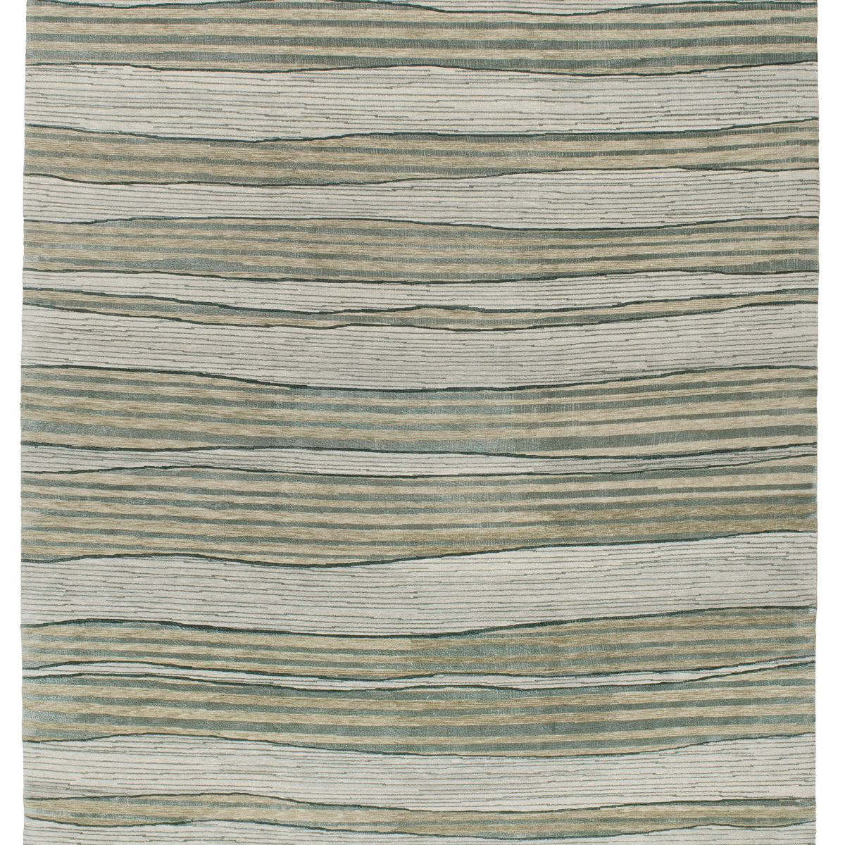 新品 KAYANTA RUG 120x160cm ACME FURNITURE Tomoya Hand-Knotted Silk Blend Rug with Striking Geometric Design