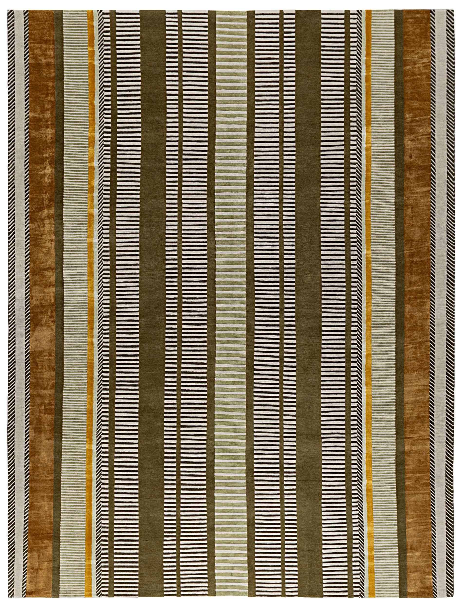 STARK Sauda Hand-Knotted Geometric Rug