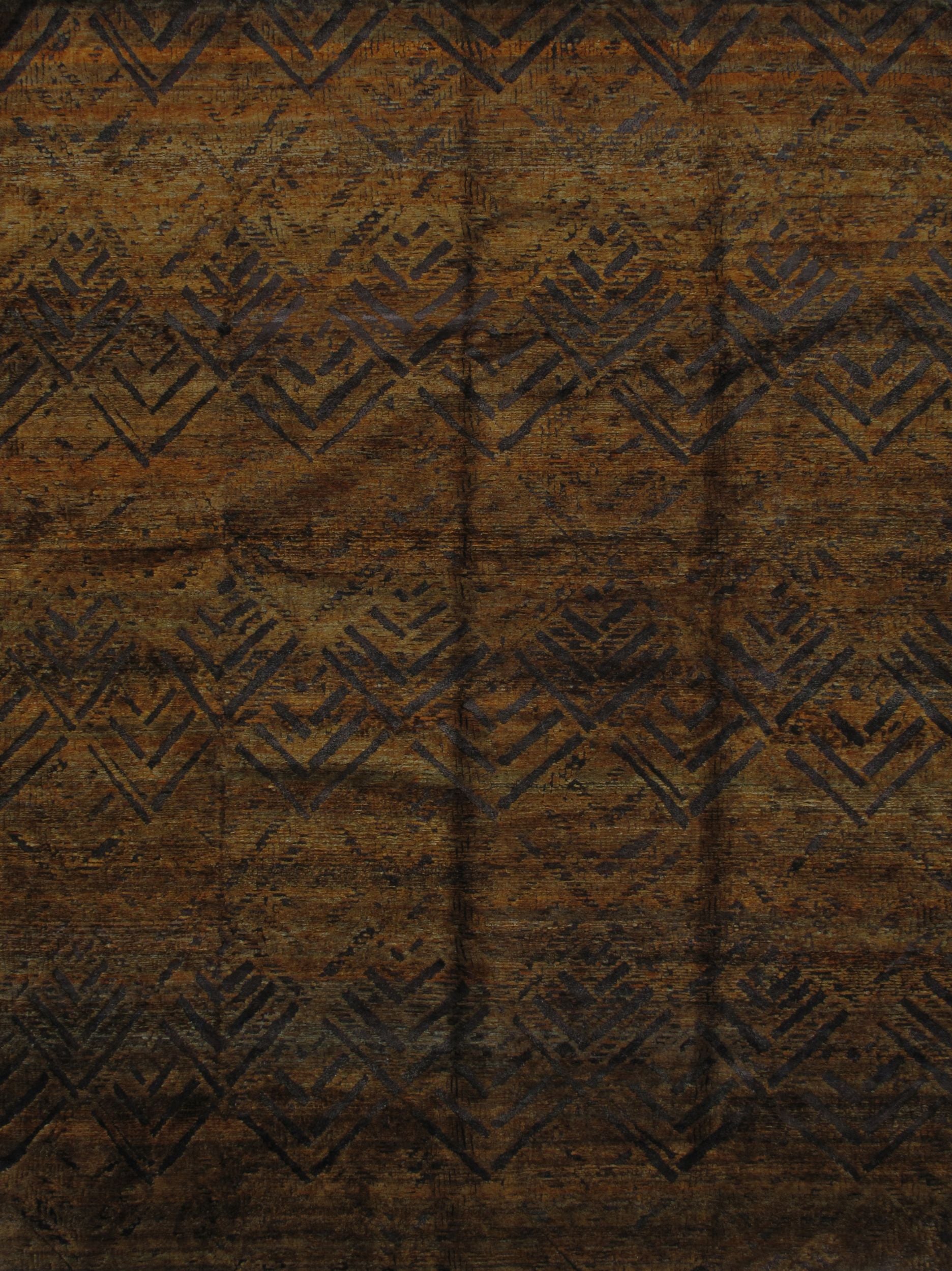 STARK Denman Hand-Knotted Geometric Rug