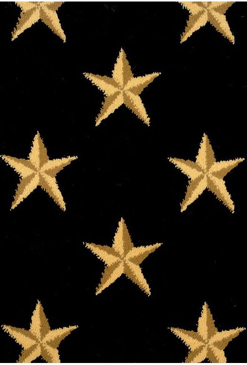 Oakridge Wilton Carpet with Repeating Star Design