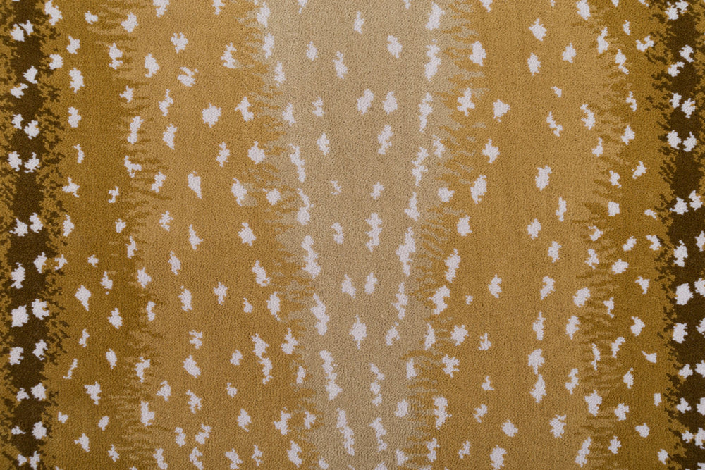Wool Abstract Animal Pattern Rug STARK Antelope Ax Wool Blend Animal Pattern Rug