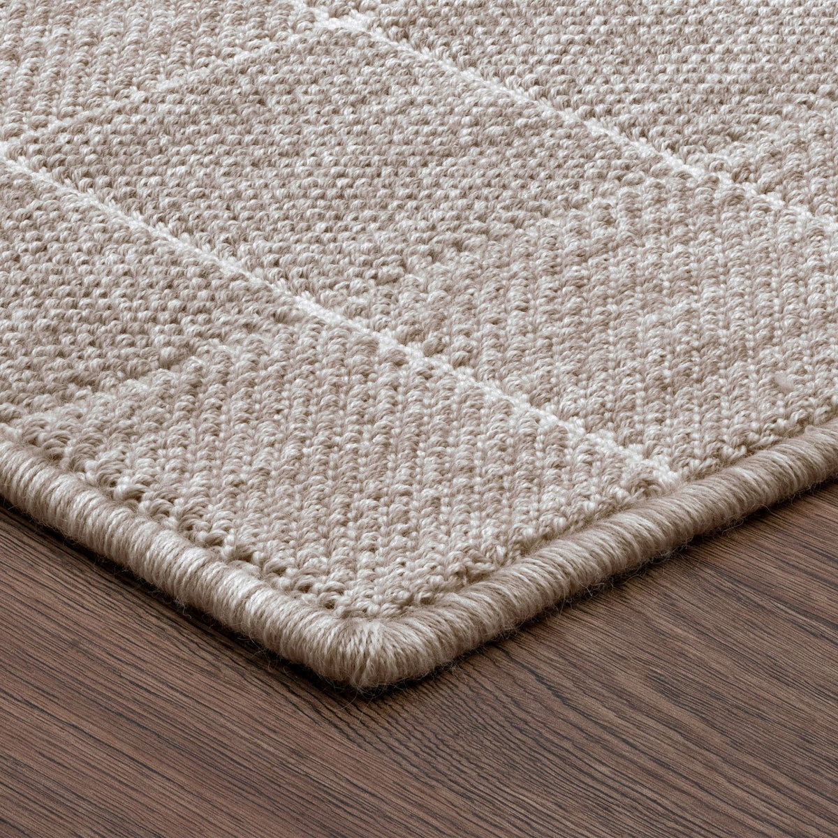 Annalisa Geometric Wool Carpet