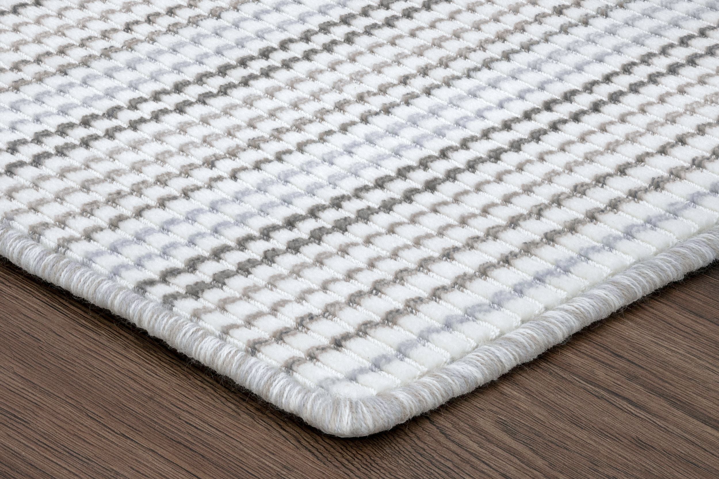 Pintuck Striped Wool Carpet