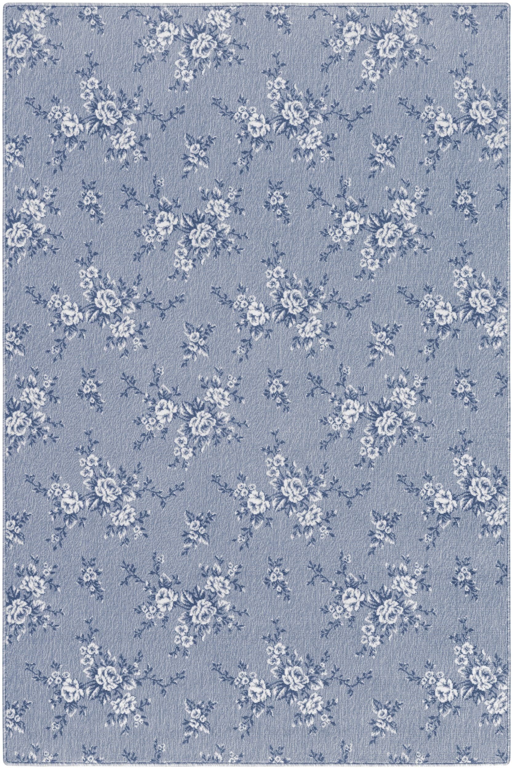 Rosales Medium Pile Wilton Carpet with Floral Pattern